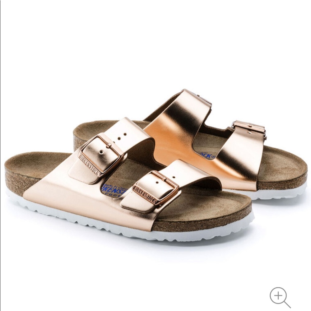Metallic Copper Birkenstock